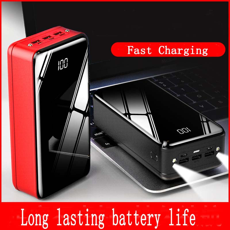 Power bank 50000mAh ultra large capacity mirror fast charging mobile power bank