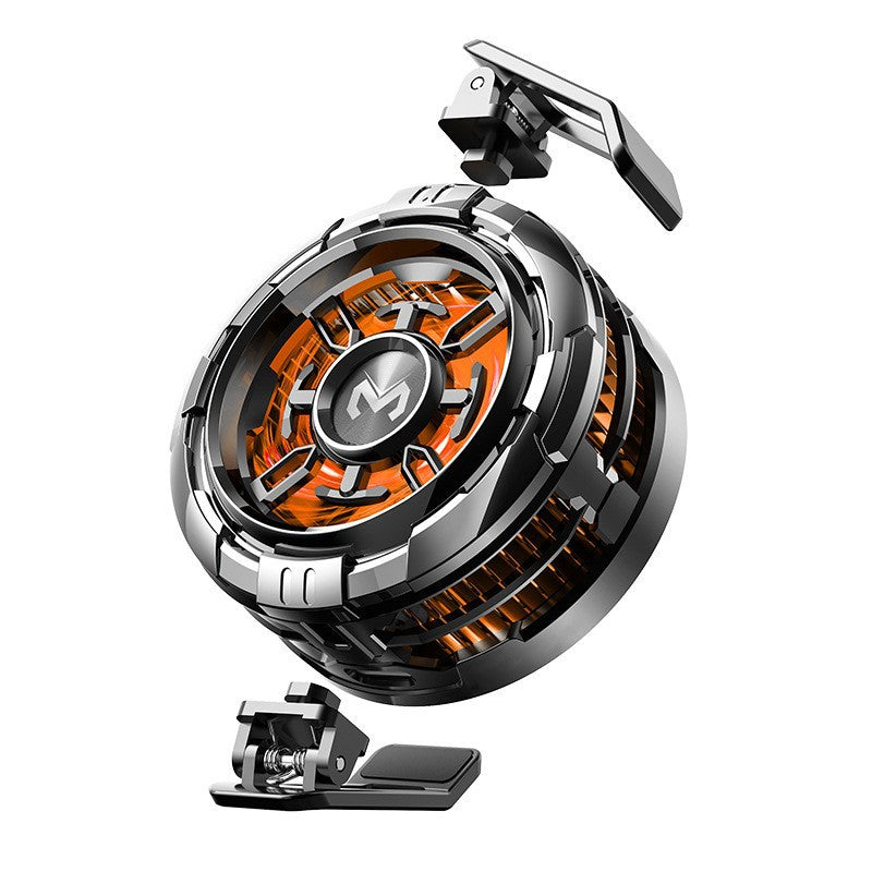 New Mobile Phone Radiator With Semiconductor Frozen Cooling Magnetic Suction Back Clip Digital Display AI Intelligent Temperature Control Radiator CX08