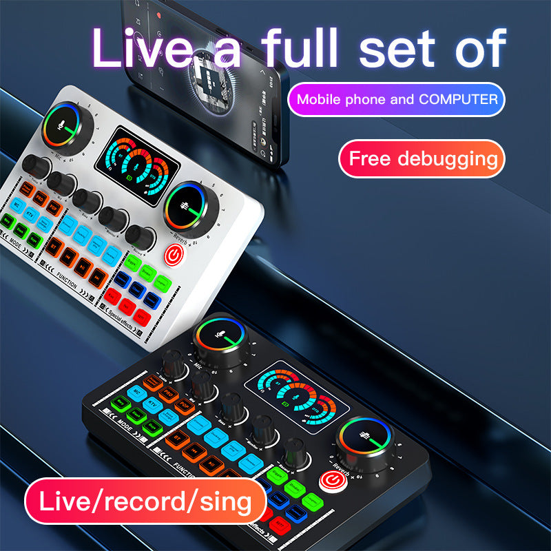 V98 Sound Card Sing Live Broadcast