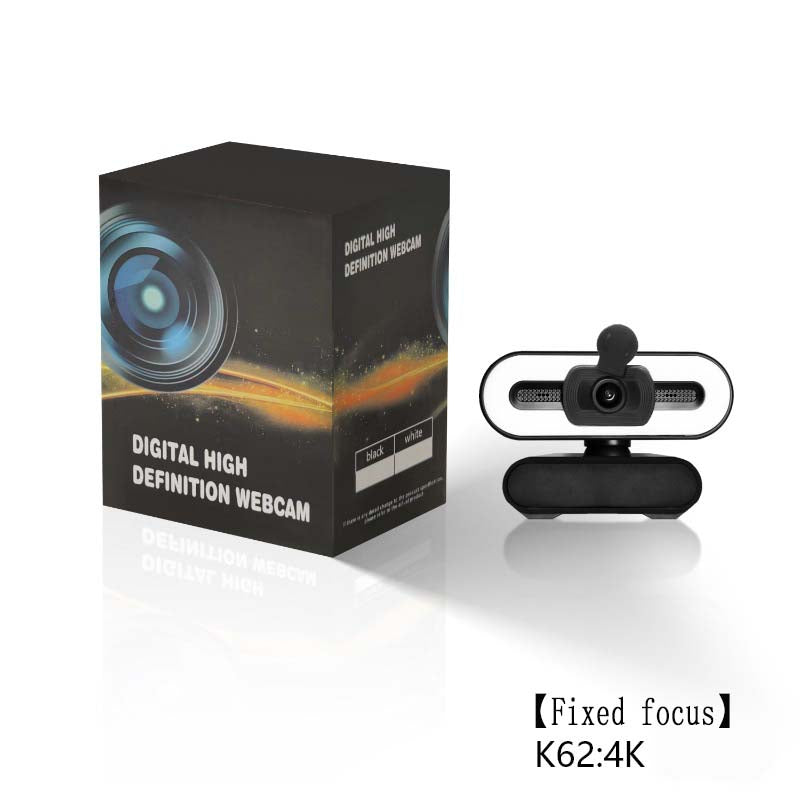 4K live streaming computer camera high-definition conference online course USB driver free microphone integrated desktop laptop Standard