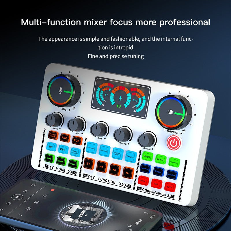 V98 Sound Card Sing Live Broadcast