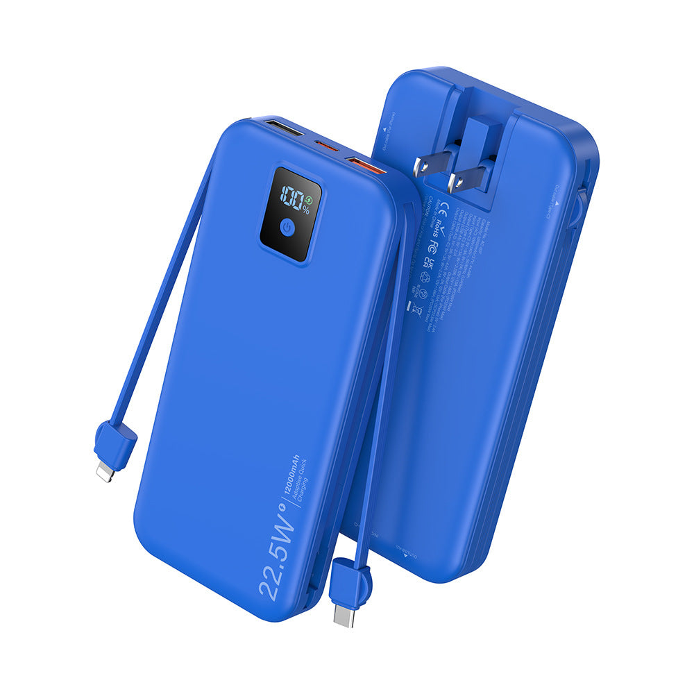 Private UL2056/PSE certification comes with AC plug, power bank, fast charging, and large capacity with cable Navy