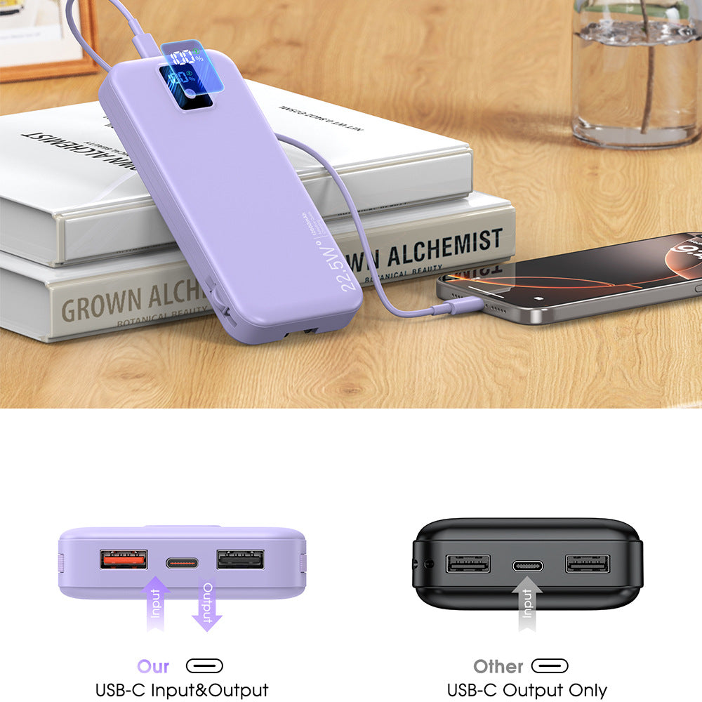 Private UL2056/PSE certification comes with AC plug, power bank, fast charging, and large capacity with cable