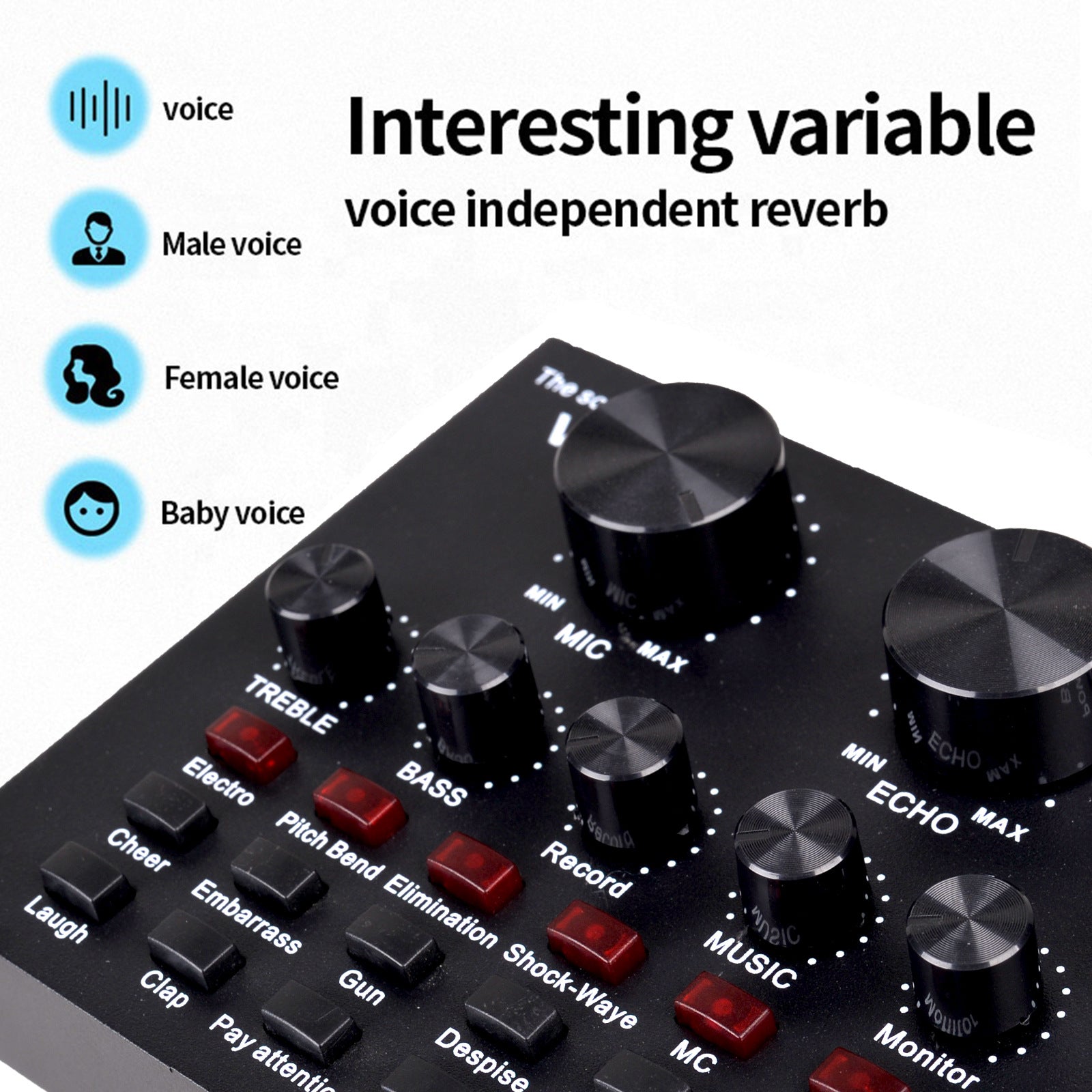 Tik-Tok Professional Live stream Sound Card V8+240 Mic Singing Sets