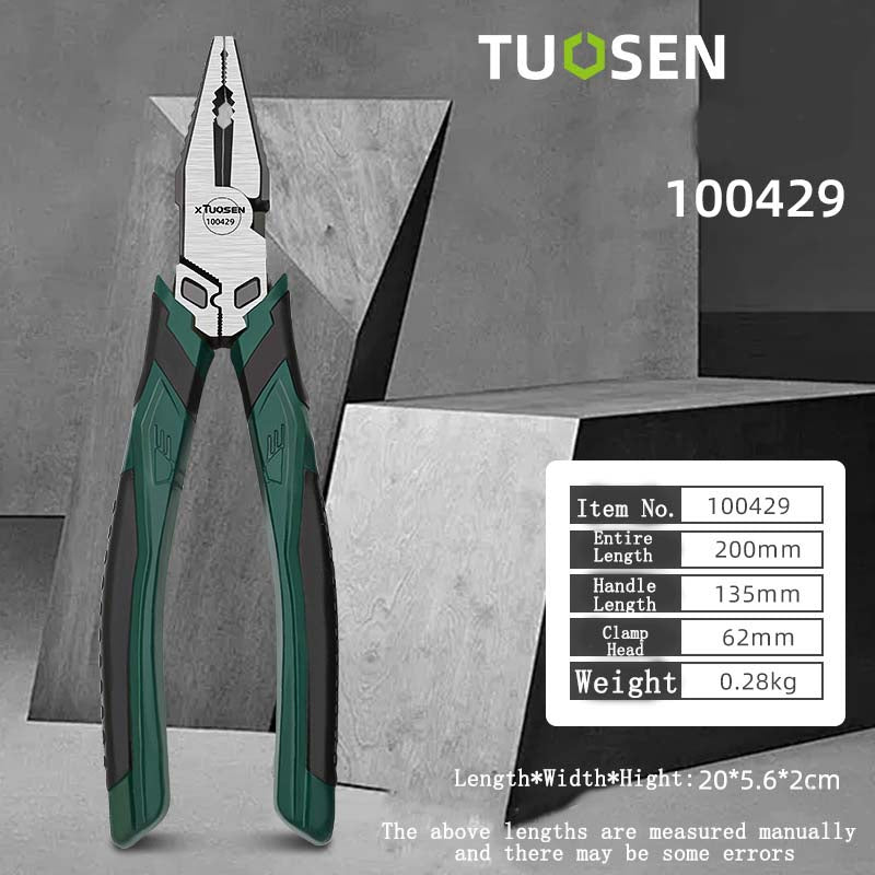 Vice Grip Multi-functional Wire Pliers with High Hardness Industrial Grade 6-inch Specifically Designed for Electricians