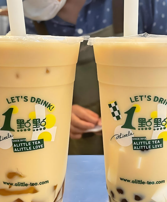 Milk and Black Tea Double Cup Set Meal