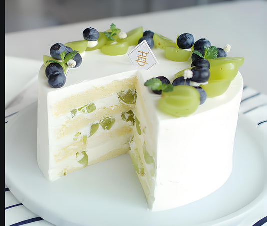 Thousand layer Blue Blueberry Cake Gift