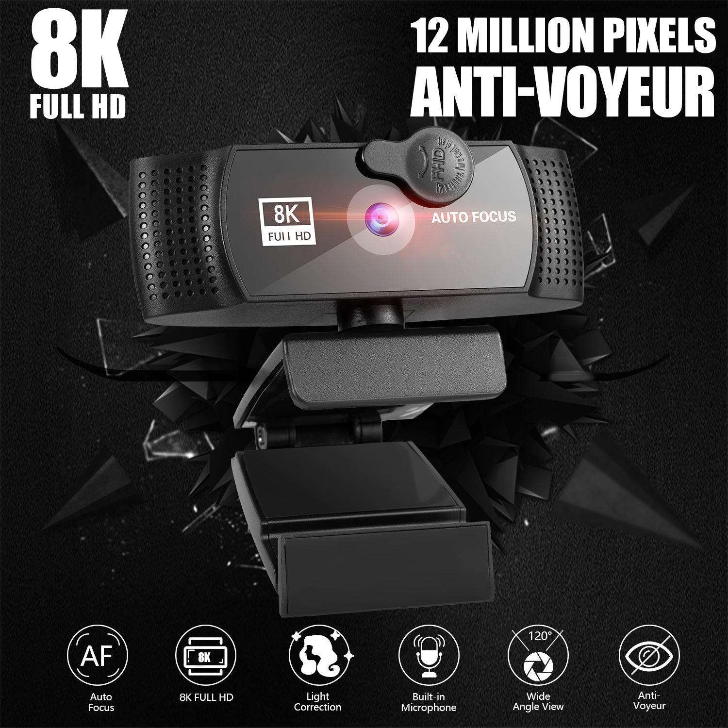 4k private model beauty autofocus 1080p computer camera high-definition network USB live streaming webcam2k no drive