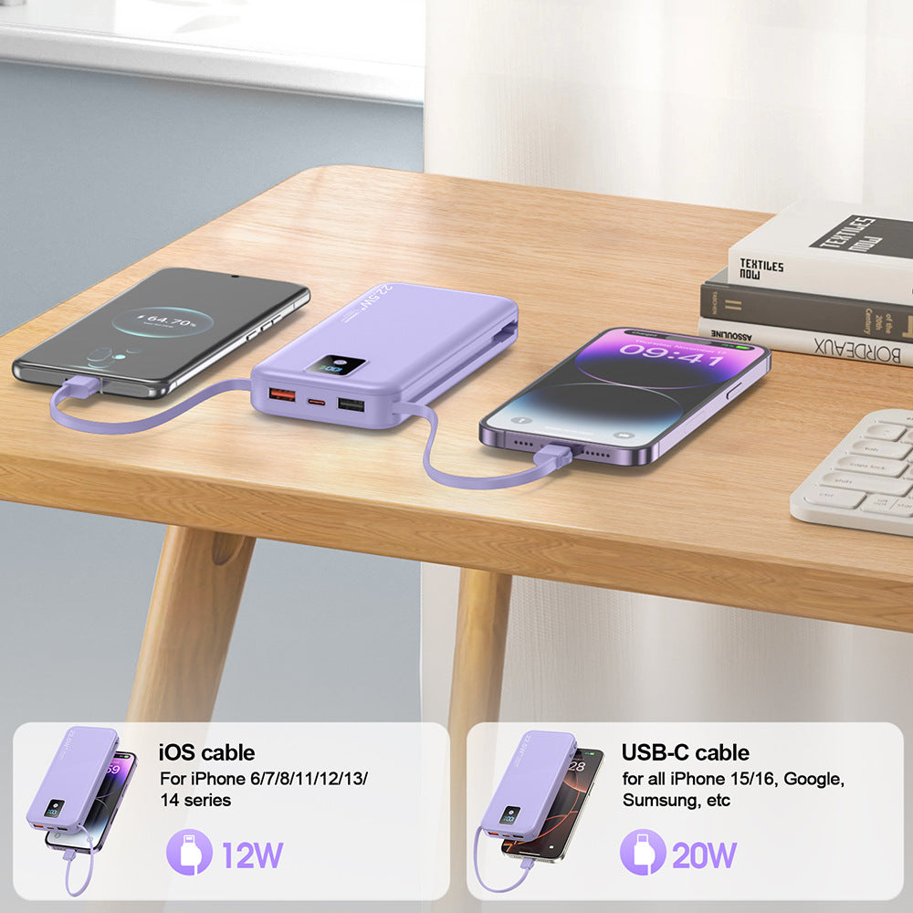 Private UL2056/PSE certification comes with AC plug, power bank, fast charging, and large capacity with cable